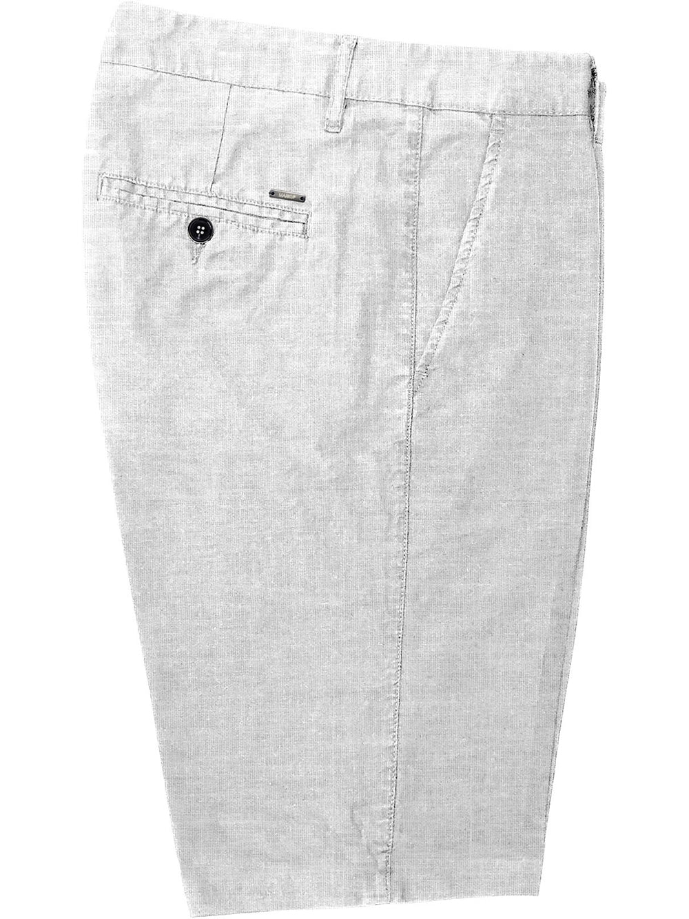 Bermuda Uomo Latte in Puro Lino Regular Fit 