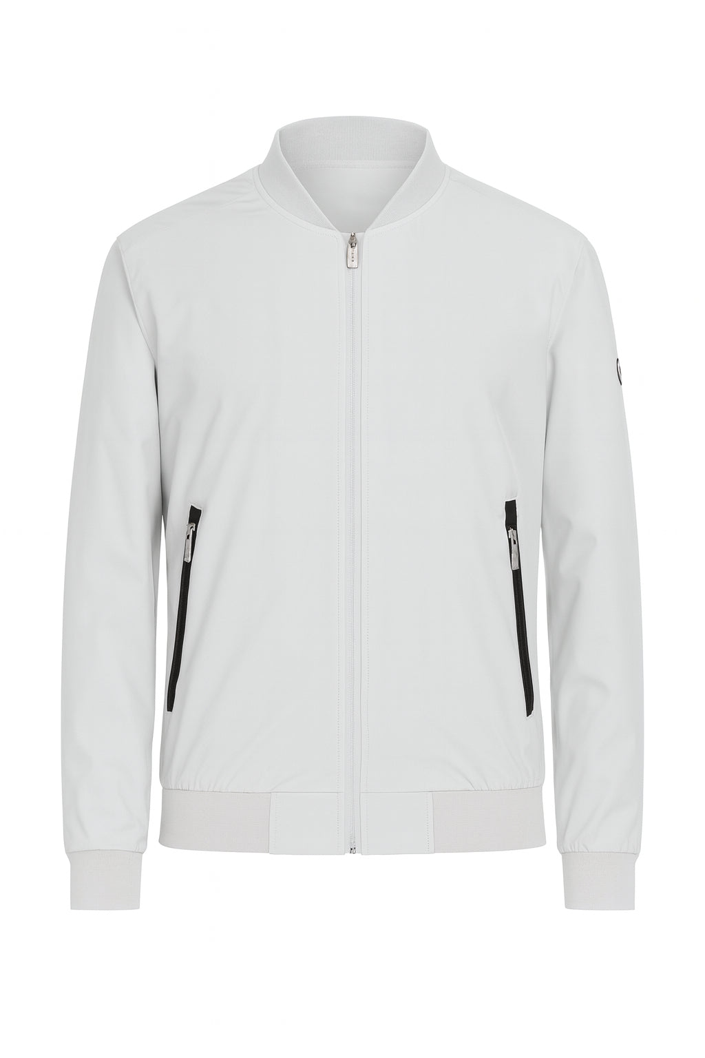 Bomber in soft shell stretch color gesso 