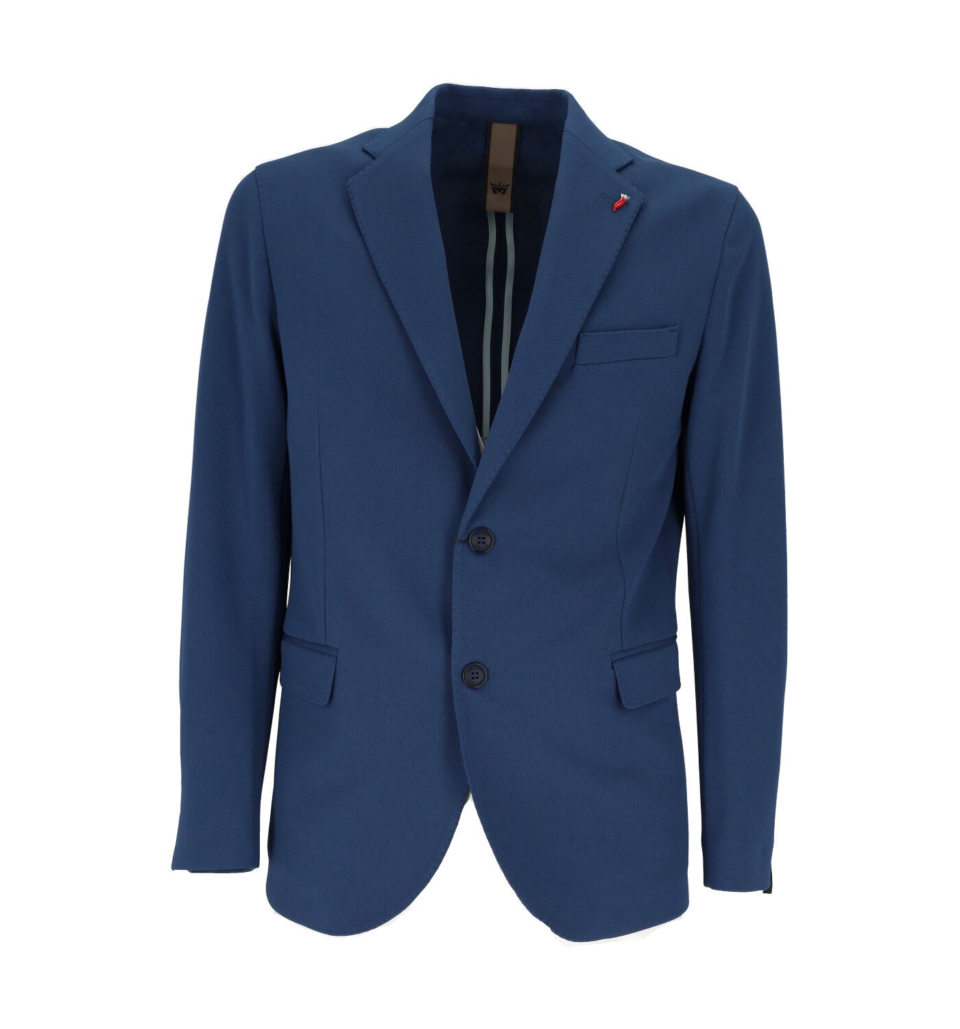 Blazer "Mulish" Blu Navy da Uomo con Chiusura a Due Bottoni 