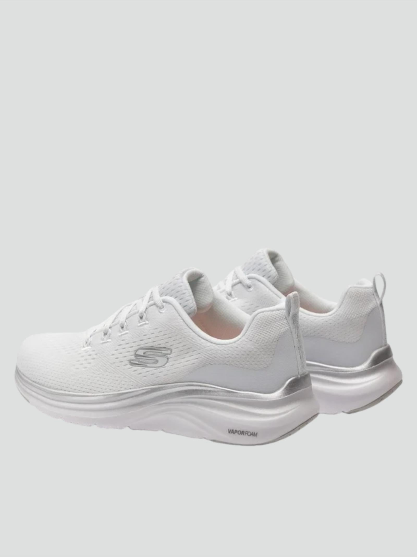 Sneakers Donna Bianche con Suola Vapor Foam e Dettagli Silver 