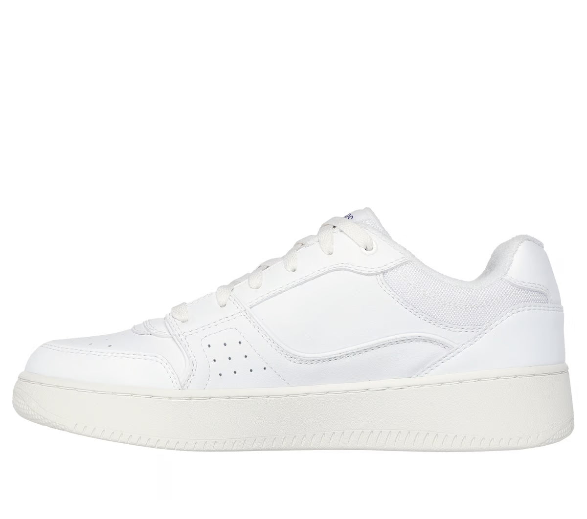 Skechers Sport Court 2.0 Crowne - Sneakers Uomo in Pelle Bianca 