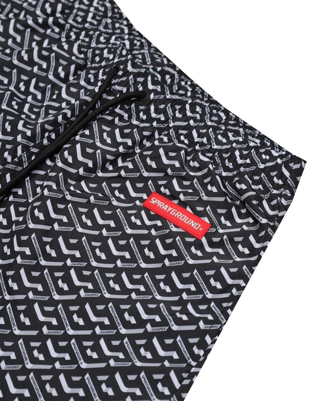 Costume da Bagno 3DSG Nero con Coulisse e Slip Interno 