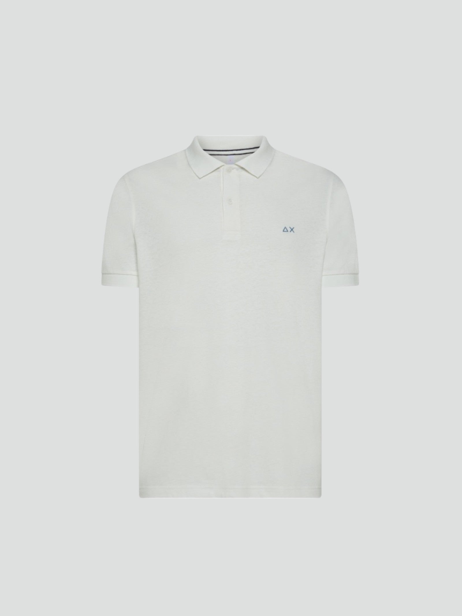 Polo Bianca "Jersey Mercerized" in Cotone Sun68 