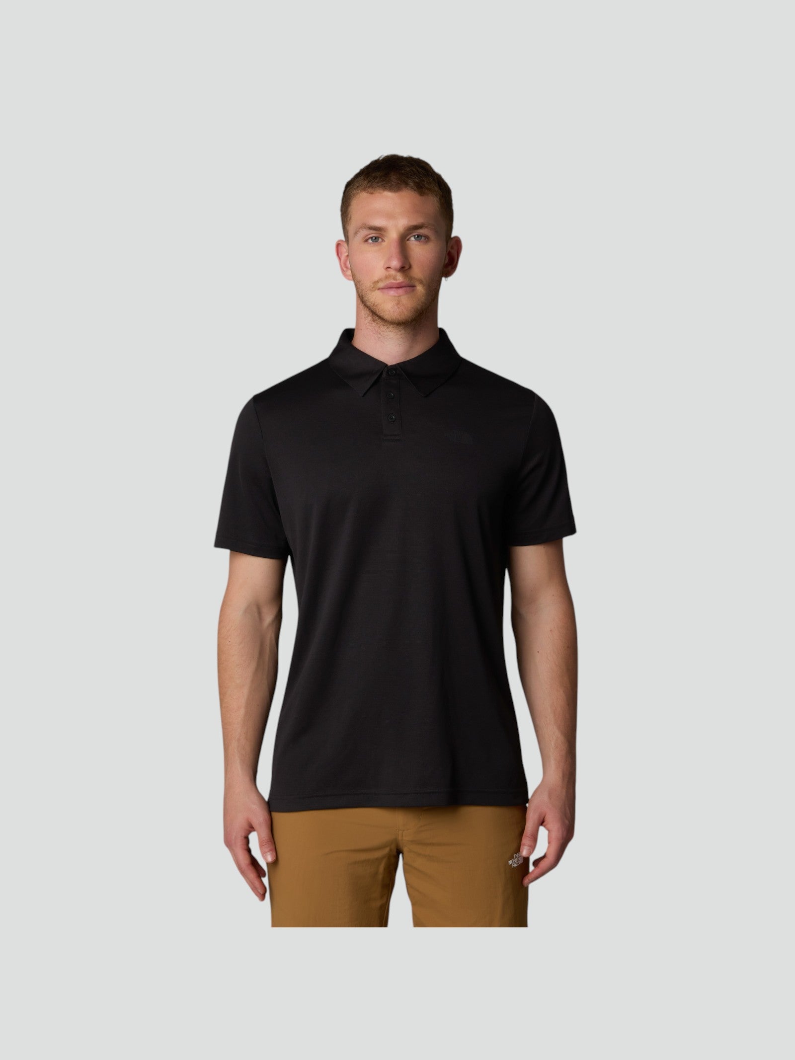 Tanken Polo Nero - Polo Uomo in Tessuto Tecnico FlashDry™ 