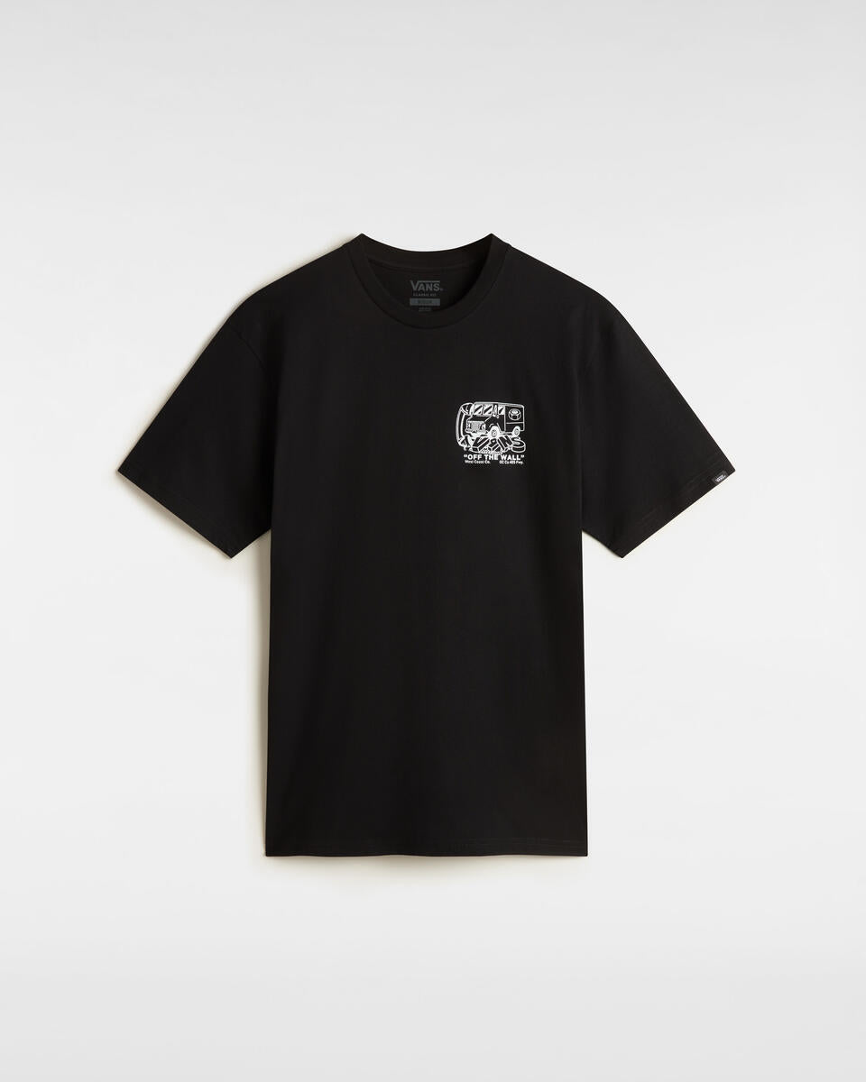 T-shirt "Out for Delivery" Nera con Grafica Vans Off the Wall 