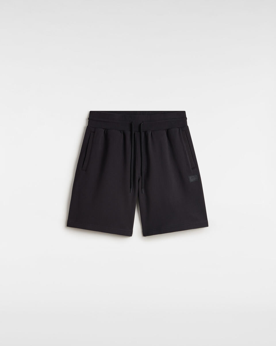 Shorts "P5G" Neri con Vita Elasticizzata  in Cotone 