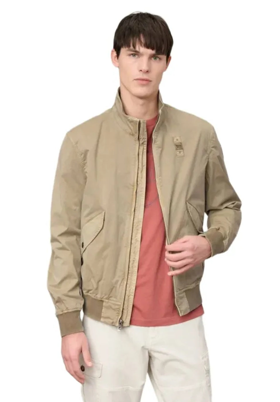 Giubbino Blauer uomo BLUC04139-007449 327 Badger Dyed Beige naturale <BR/> 