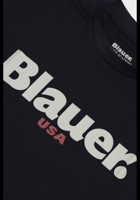 T-shirt Blauer uomo BLUH02299-007439888 Ernst Blu 