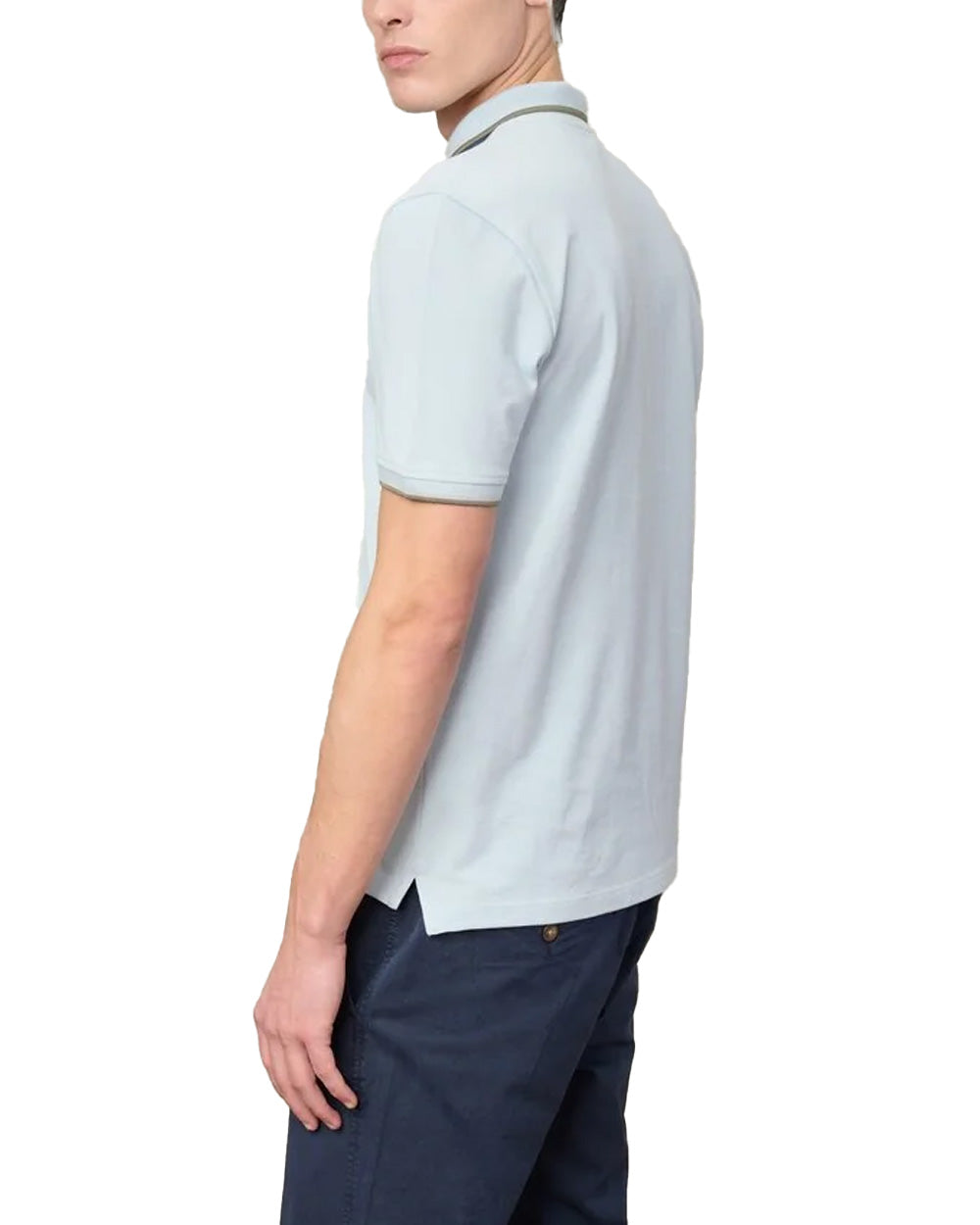 Polo BLAUER uomo BLUT02295 006801 Celeste 