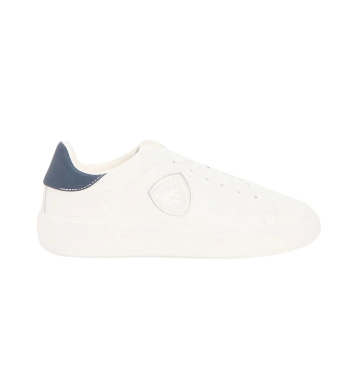 Scarpa BLAUER uomo BUCK BUCK07 LEA WHINVY Bianca Blu 