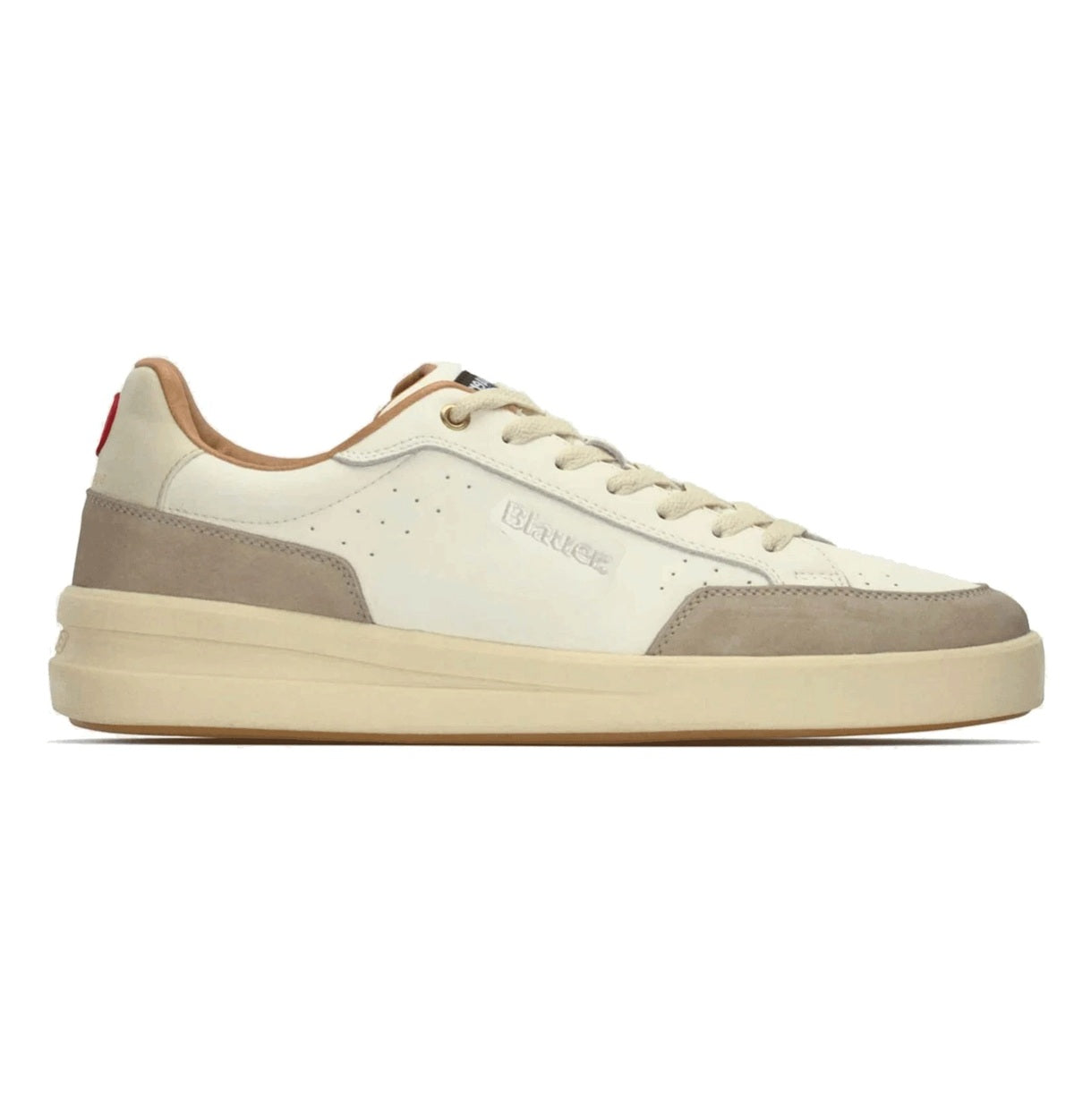 Sneakers Blauer uomo KYOTO01LECCRE crema 