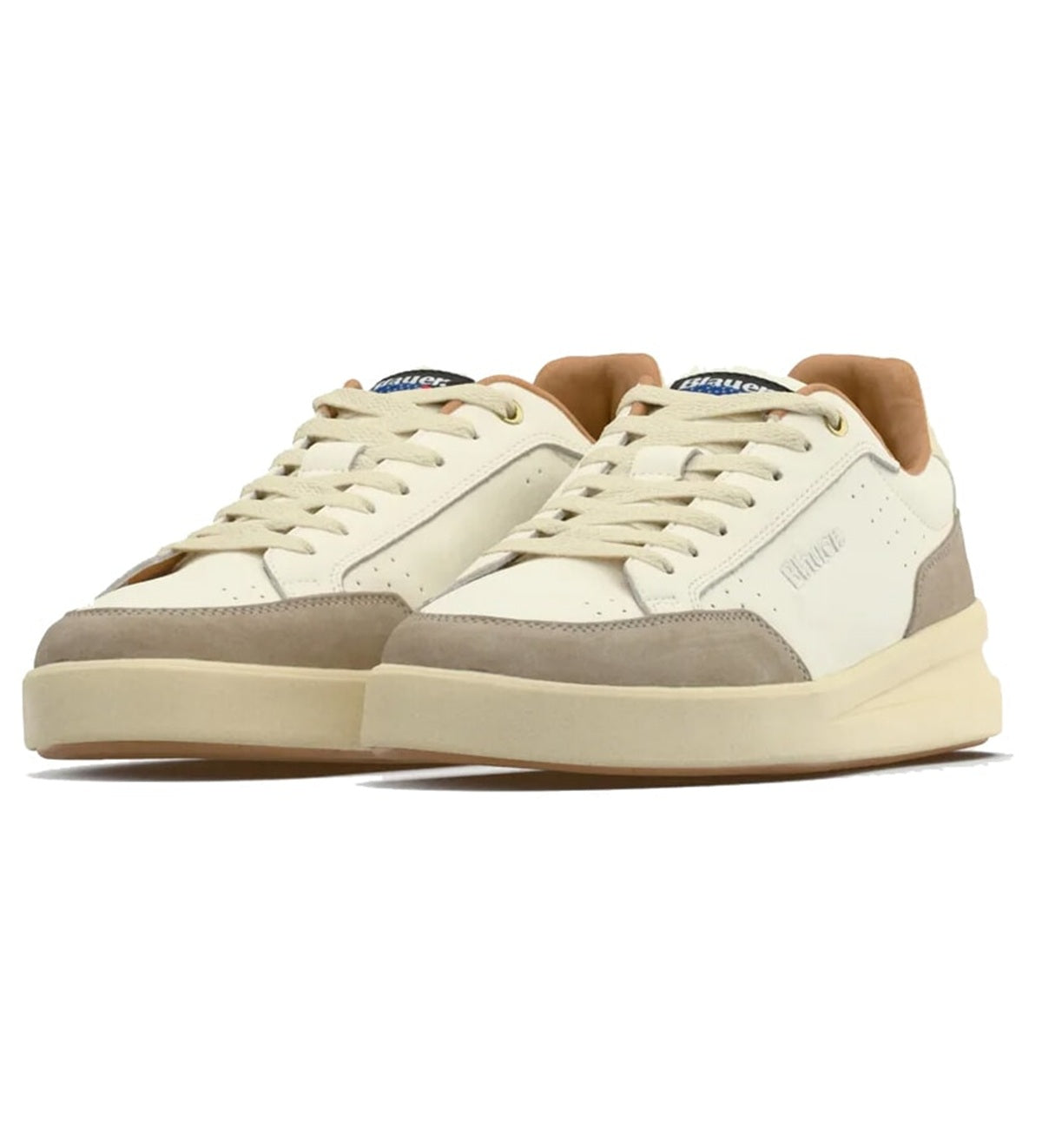 Sneakers Blauer uomo KYOTO01LECCRE crema 