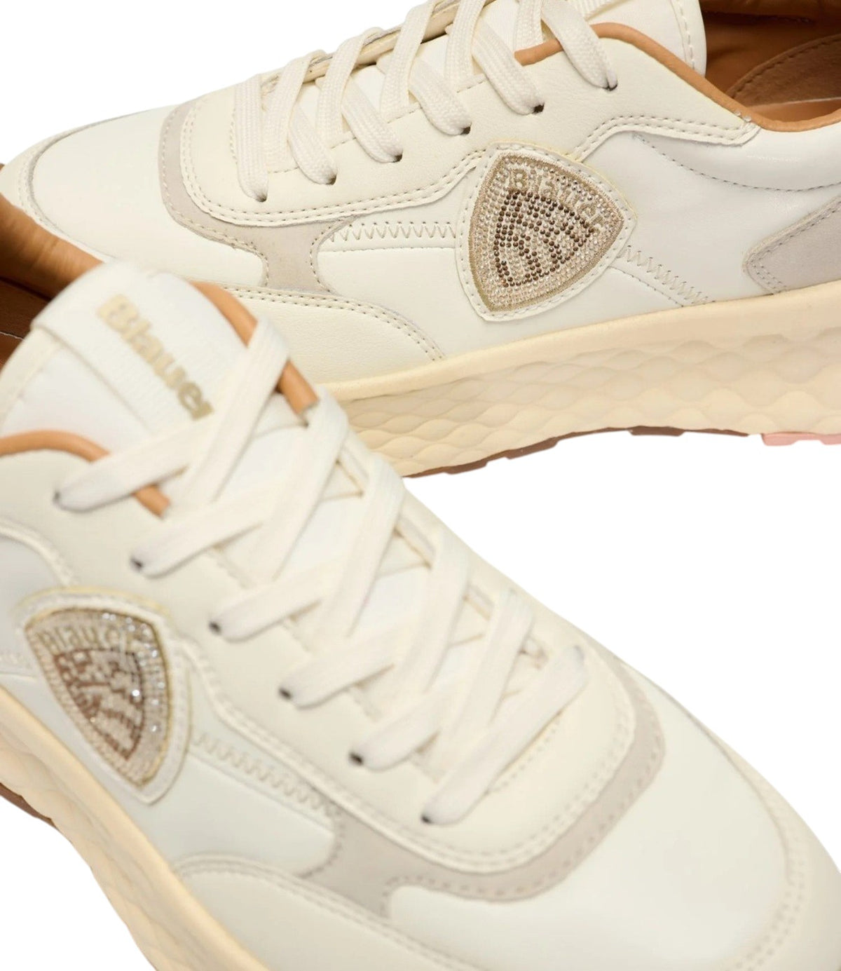 Sneackers Blauer donna LYNN 01 LES CREAMNUD<BR/> 