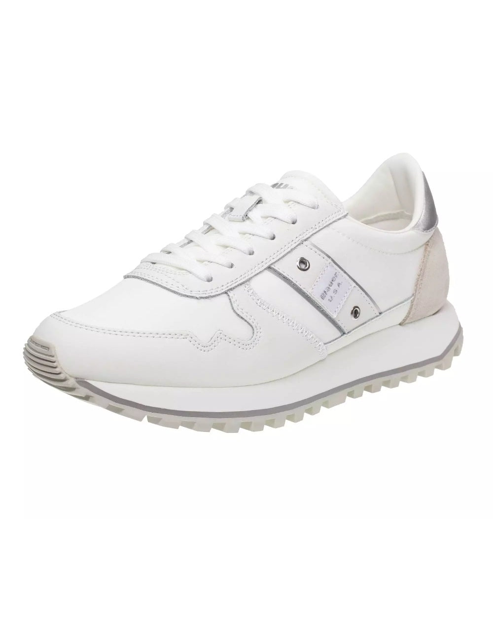 Sneakers Blauer donna millen 03 MILLEN03 NYMWHISIL Bianco Grigio 