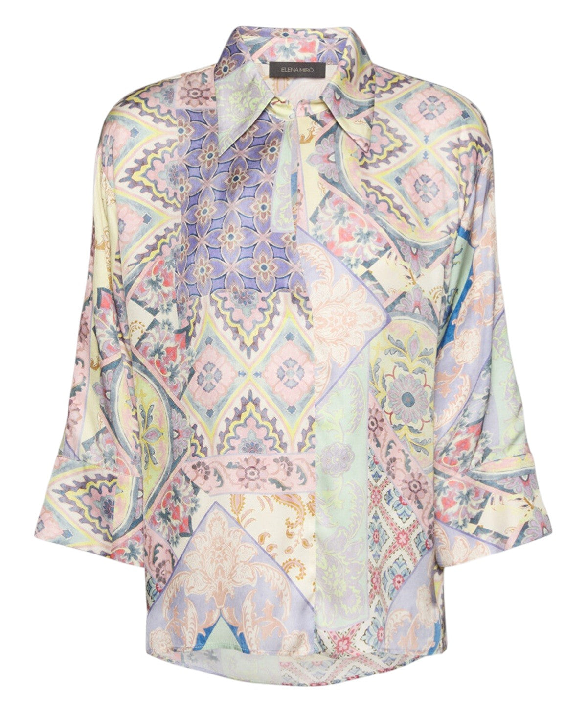 Camicia Elena Mirò donna 2043Z200047N043 uovo 3/4 Rosa<BR/> 