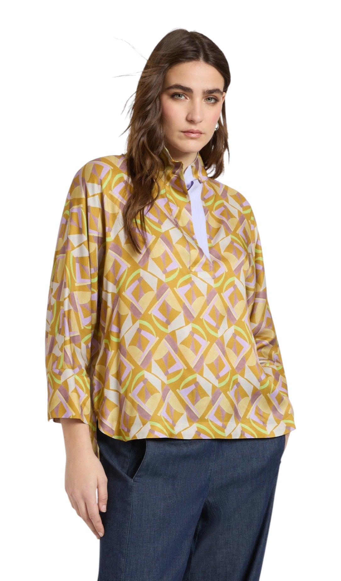 Blusa Elena Mirò donna 2153Z200040N 001 Senape<BR/> 