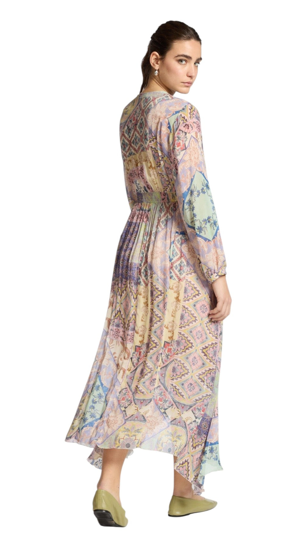 Abito Elena Mirò donna 7081P000291N 043 Online Selection Rosa Viola<BR/> 