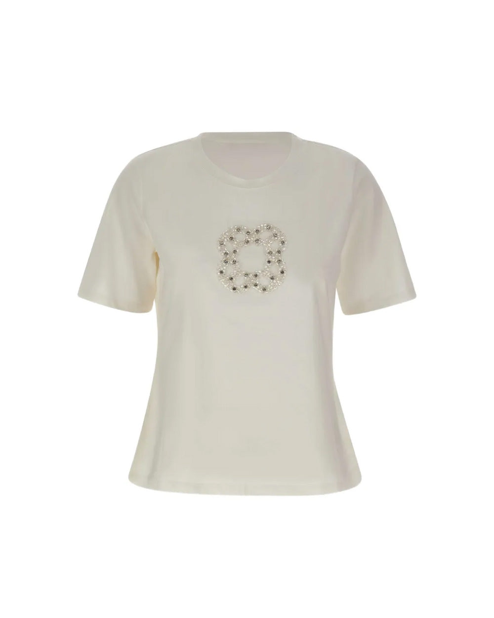 T-shirt ELENA MIRO donna G071Z100627N Bianca 