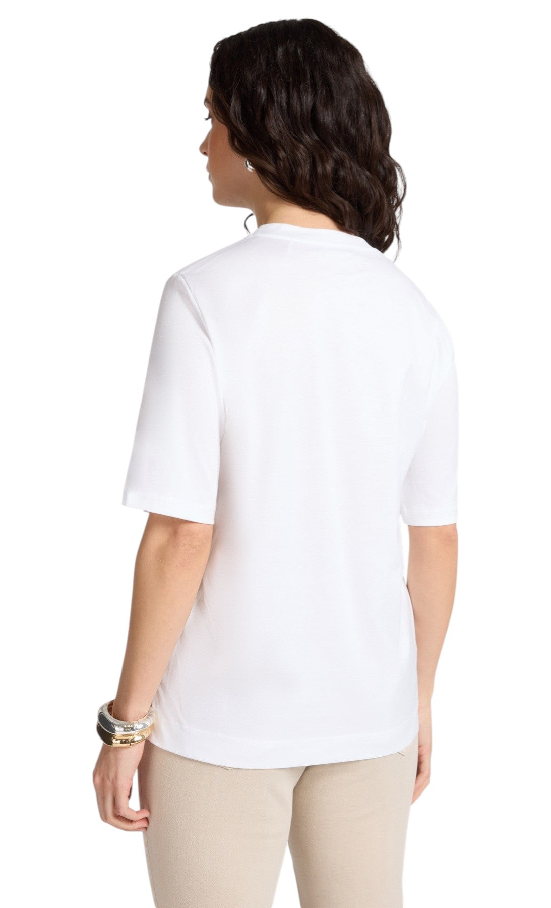 T-shirt Elena Mirò donna G079Z000598N 001 Online Selection Bianco<BR/> 