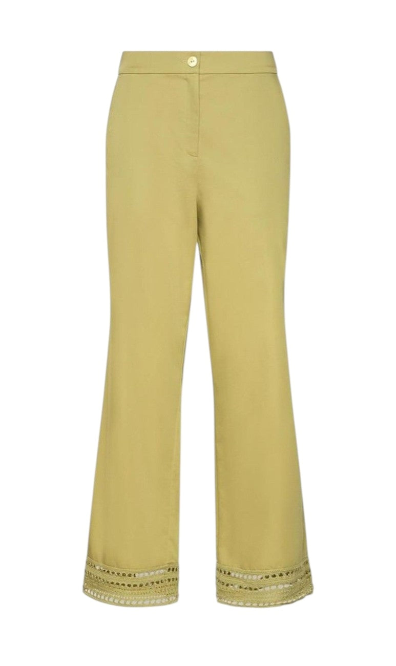 Pantalone Elena Mirò donna P008P000456N 0A5 Performance Avocado Verde<BR/> 