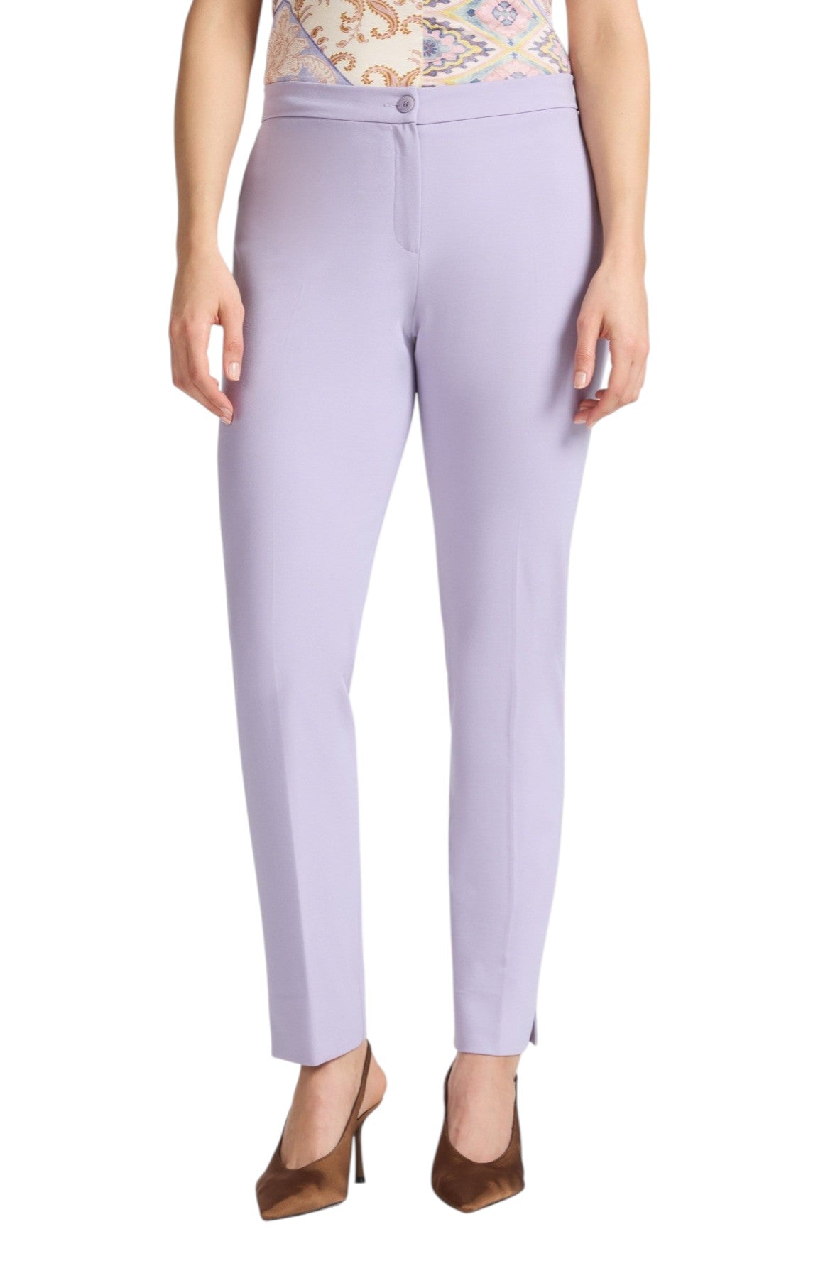 Pantalone Elena Mirò donna P062P400469N 009 Performance Lavanda <BR/> 