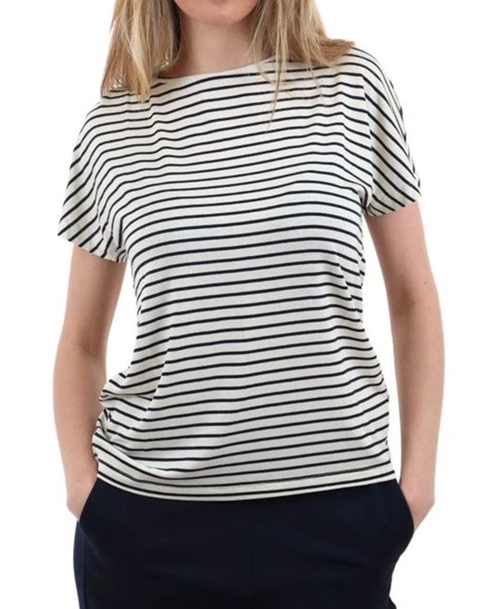 T-shirt Emme di Marella donna FERVIDA007 Righe Blu<BR/> 