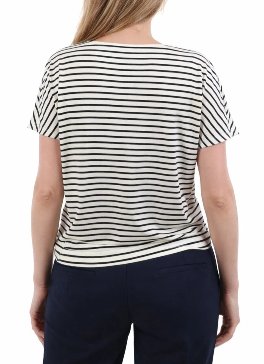 T-shirt Emme di Marella donna FERVIDA007 Righe Blu<BR/> 