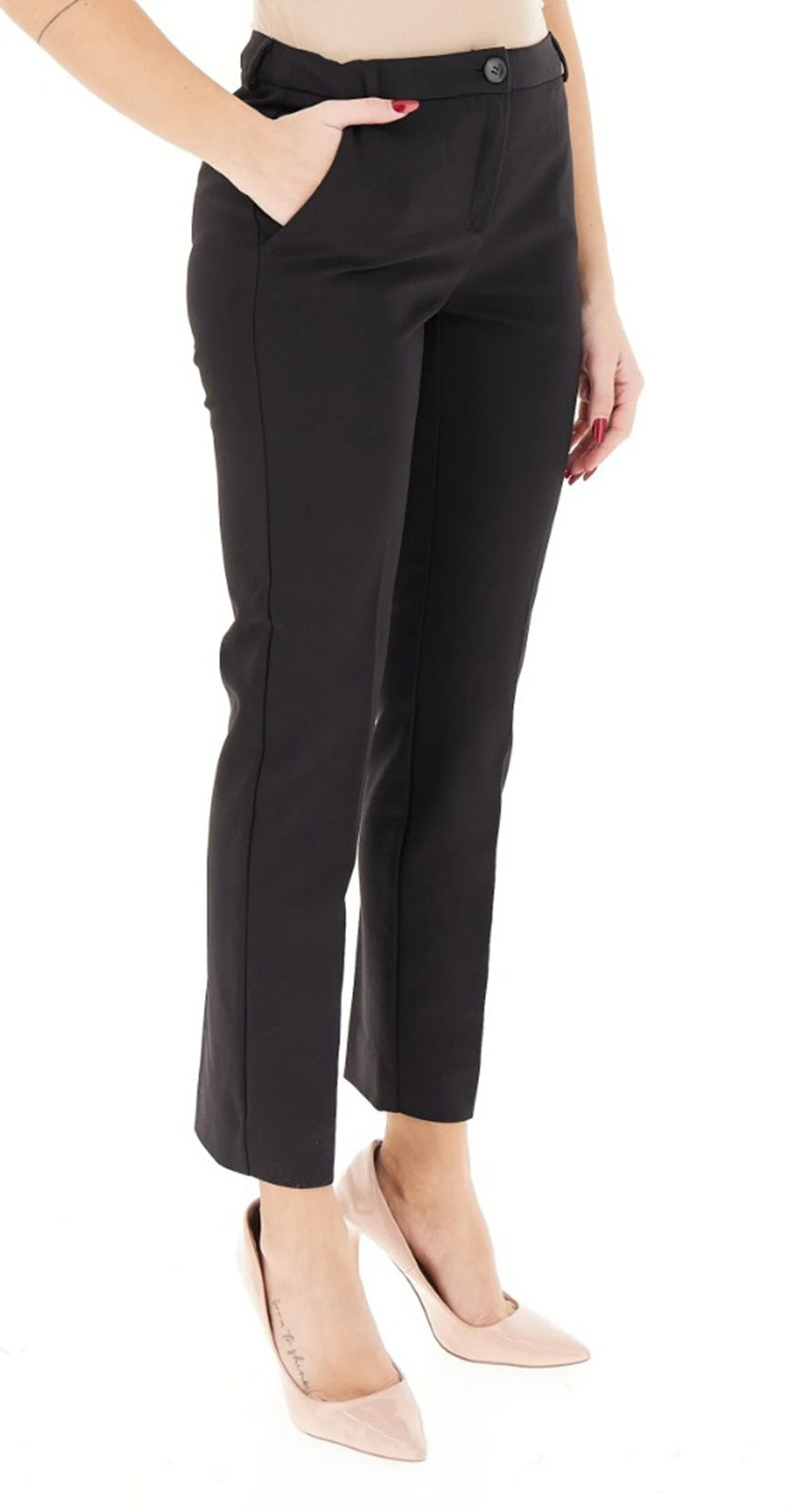 Pantalone Emme di Marella donna GATTI 005 Nero<BR/> 