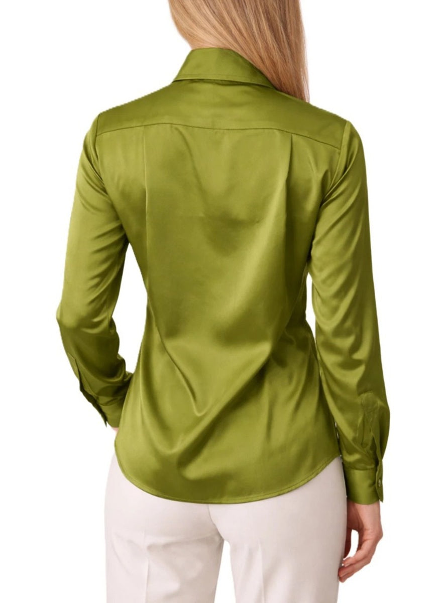 Camicia Emme di Marella donna GOLF005 Verde<BR/> 