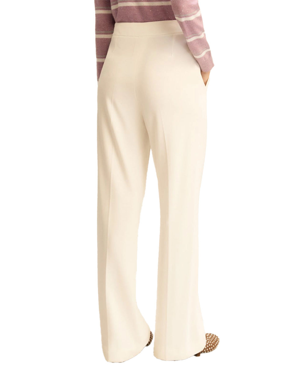 Pantalone EMME DI MARELLA donna PALACE Bianco 