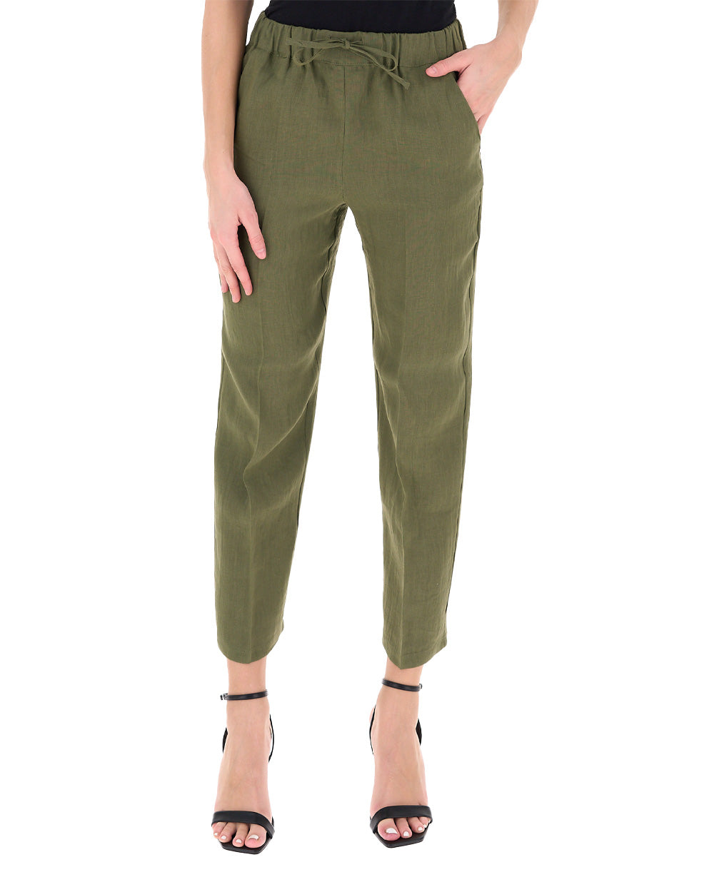 Pantalone EMME DI MARELLA donna SAUNA Verde 