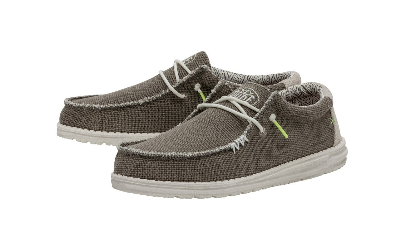 Mocassini Hey Dude uomo 40003 2BS Wally Braided Fossil Talpa<BR/> 