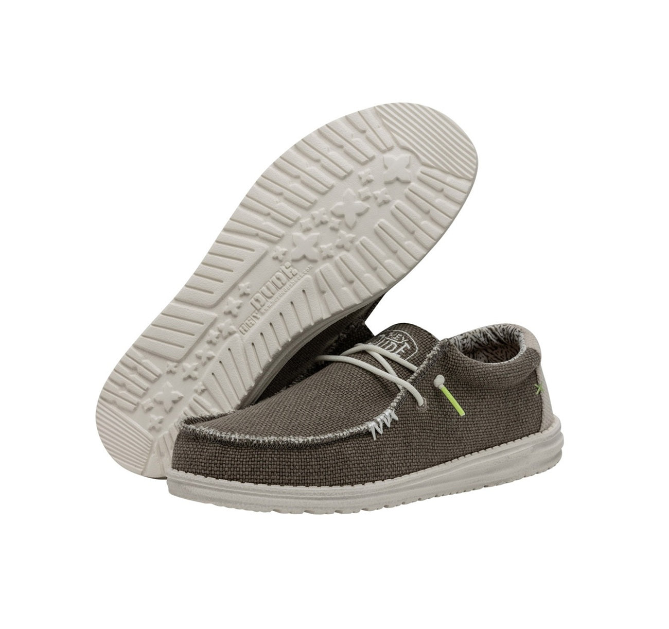 Mocassini Hey Dude uomo 40003 2BS Wally Braided Fossil Talpa<BR/> 