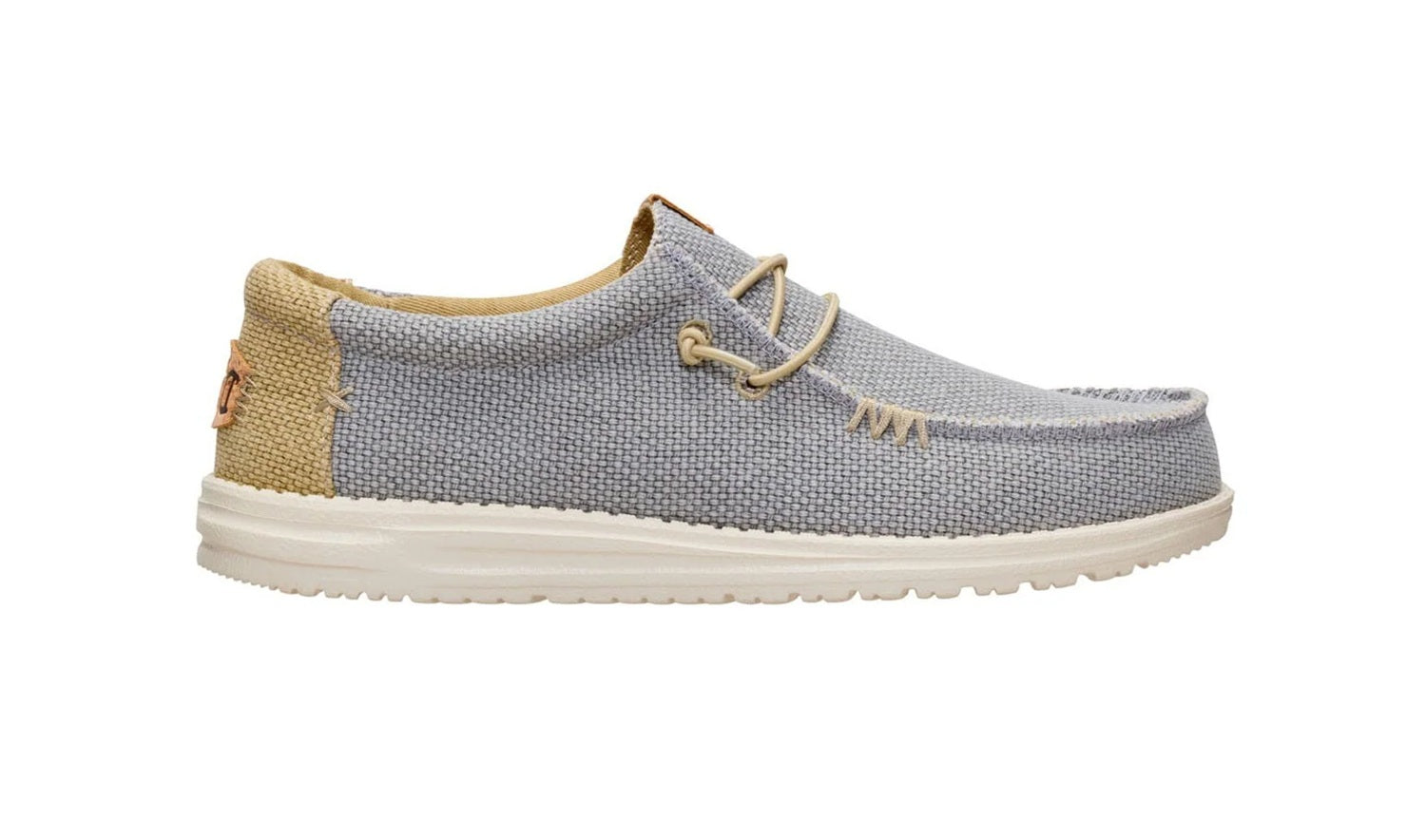 Mocassini Hey Dude uomo 40003 3CF Wally Braided Gray Grigio<BR/> 