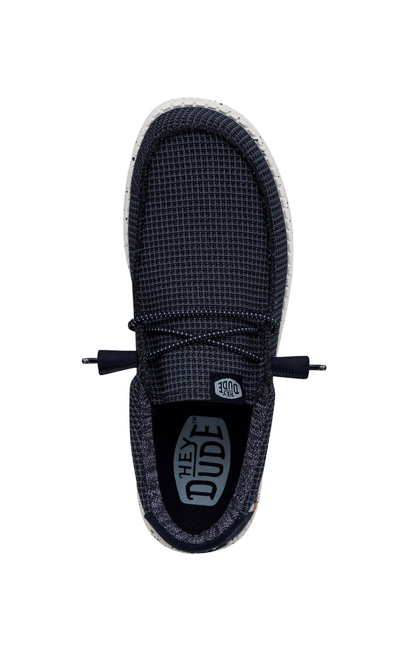 Mocassini Hey Dude uomo 40403 410 Wally Sport Mesh Blu Navy<BR/> 