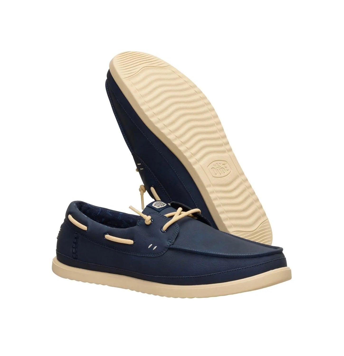Mocassini Hey Dude uomo 45139 4ZQ Harbor Lo Classic Blu Navy<BR/> 