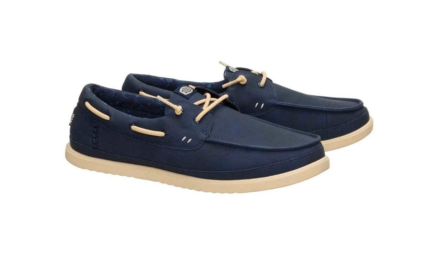 Mocassini Hey Dude uomo 45139 4ZQ Harbor Lo Classic Blu Navy<BR/> 