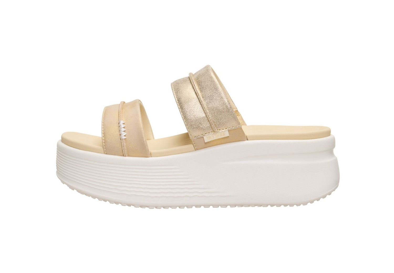 Sandali Hey Dude donna 45256 105 Austin Slide Classics Champagne Metallic<BR/> 