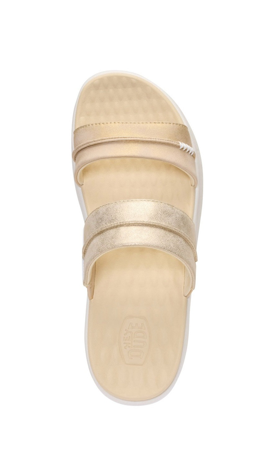 Sandali Hey Dude donna 45256 105 Austin Slide Classics Champagne Metallic<BR/> 