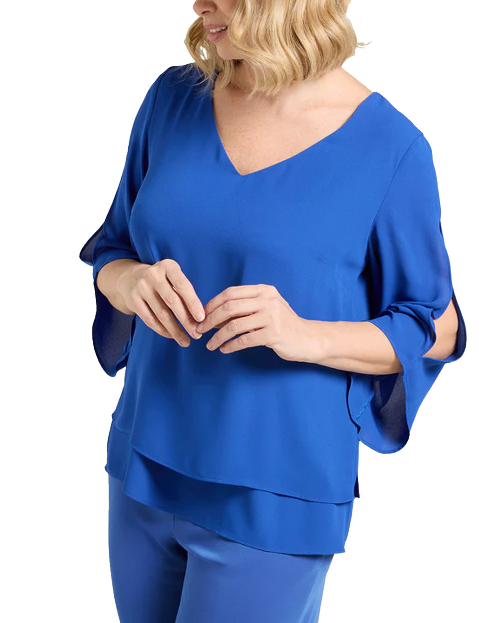 Blusa LUISA VIOLA donna 2237F001866N Zaffiro<BR/> 