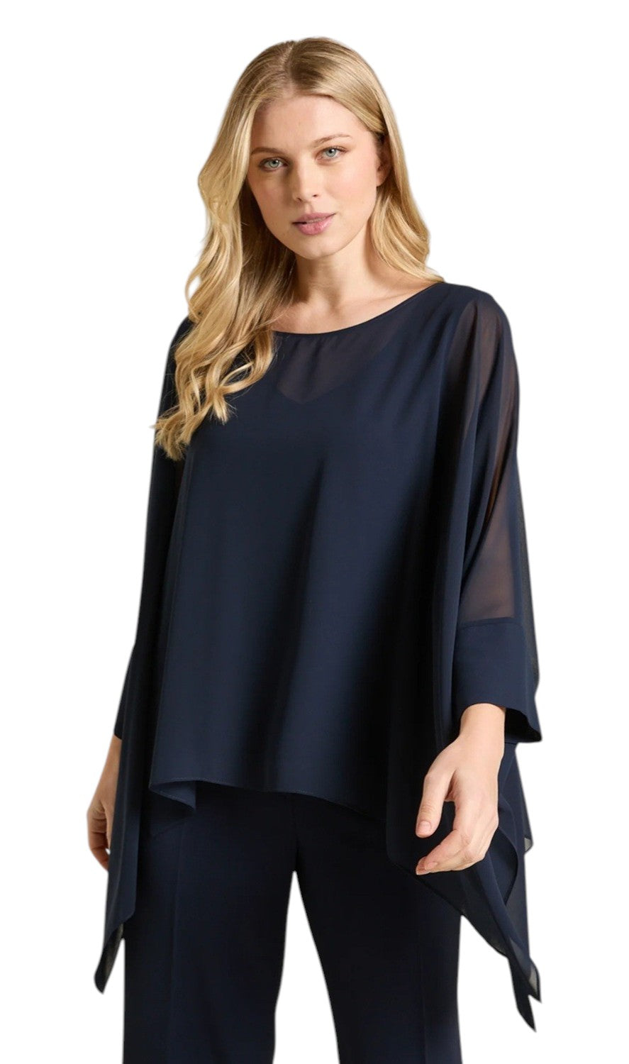 Blusa Luisa Viola donna 2240F001869N 034 Mara Venier Blu<BR/> 