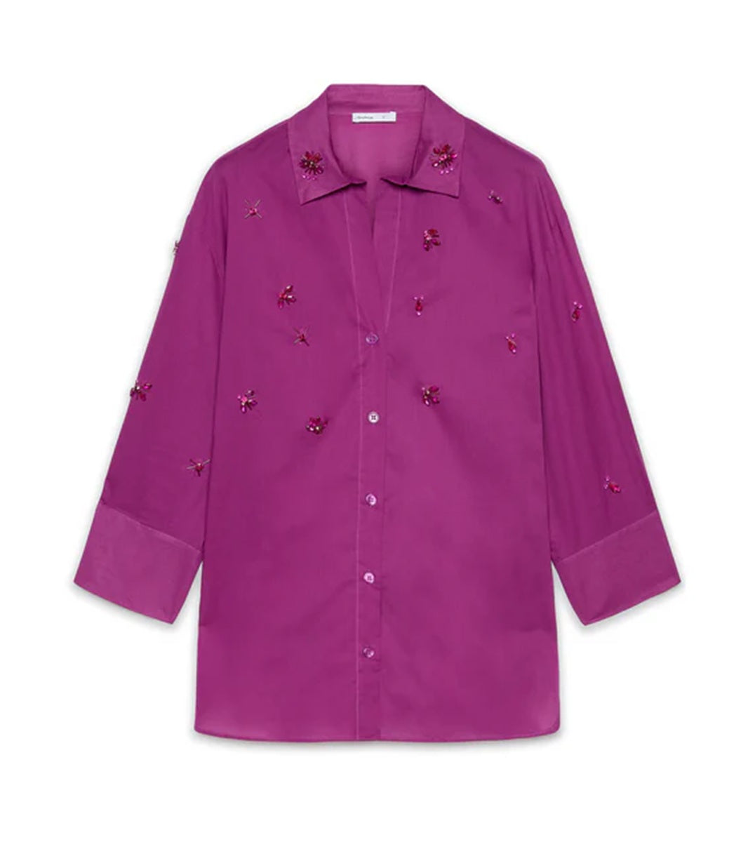 Camicia Luisa Viola donna 5005F000835N 019 Performance Fucsia<BR/> 