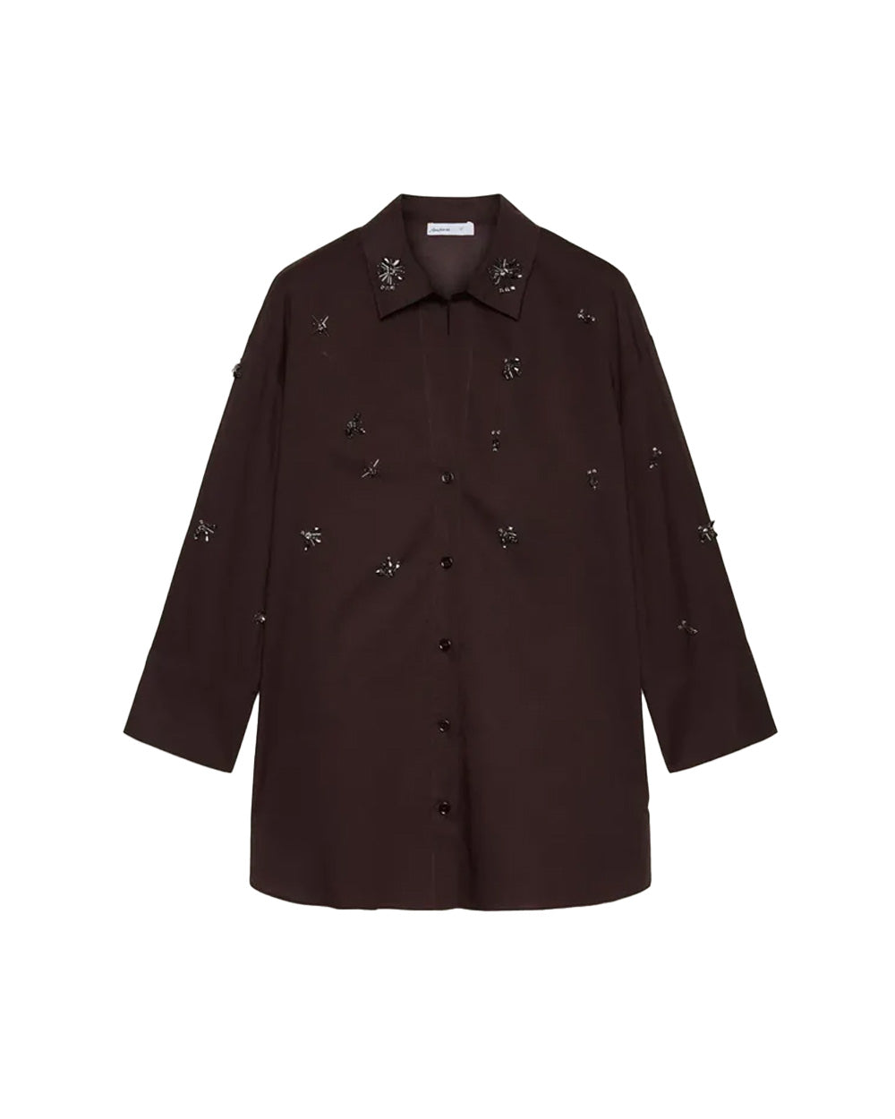 Camicia LUISA VIOLA donna 5005F000835N Moro<BR/> 