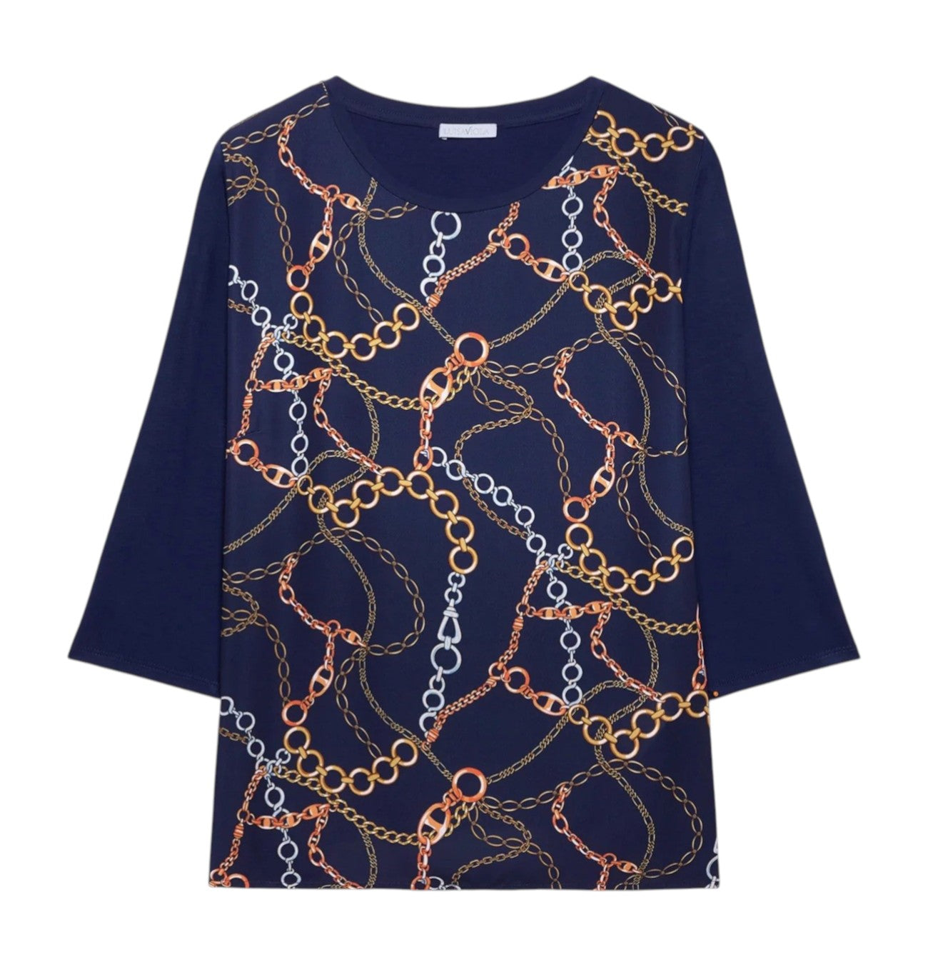 T-shirt Luisa Viola donna G038L008634N084 Mara Venier Blu<BR/> 