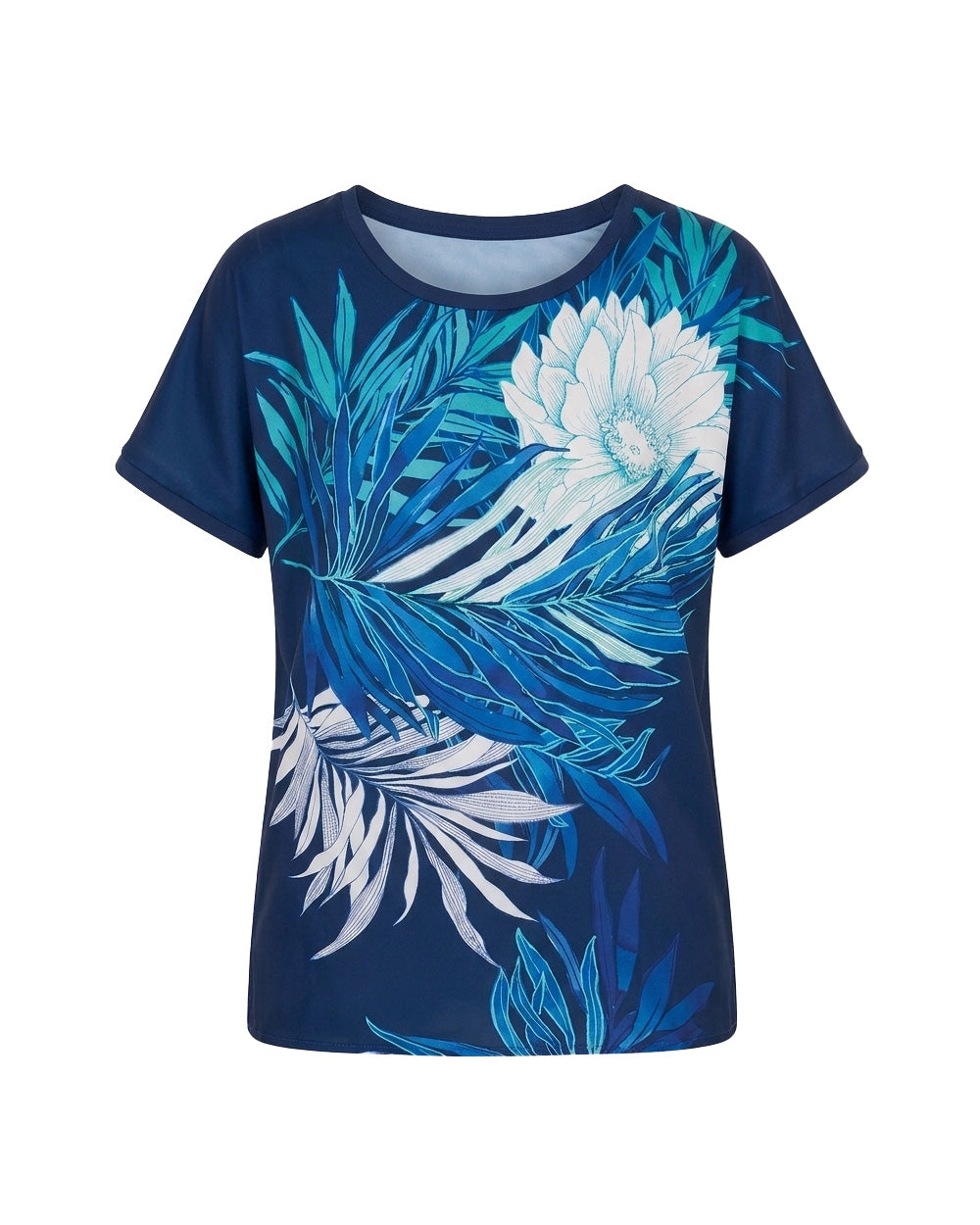 T-shirt Luisa Viola donna G078L008697N 014 Performance Fantasia Bianco Blu<BR/> 