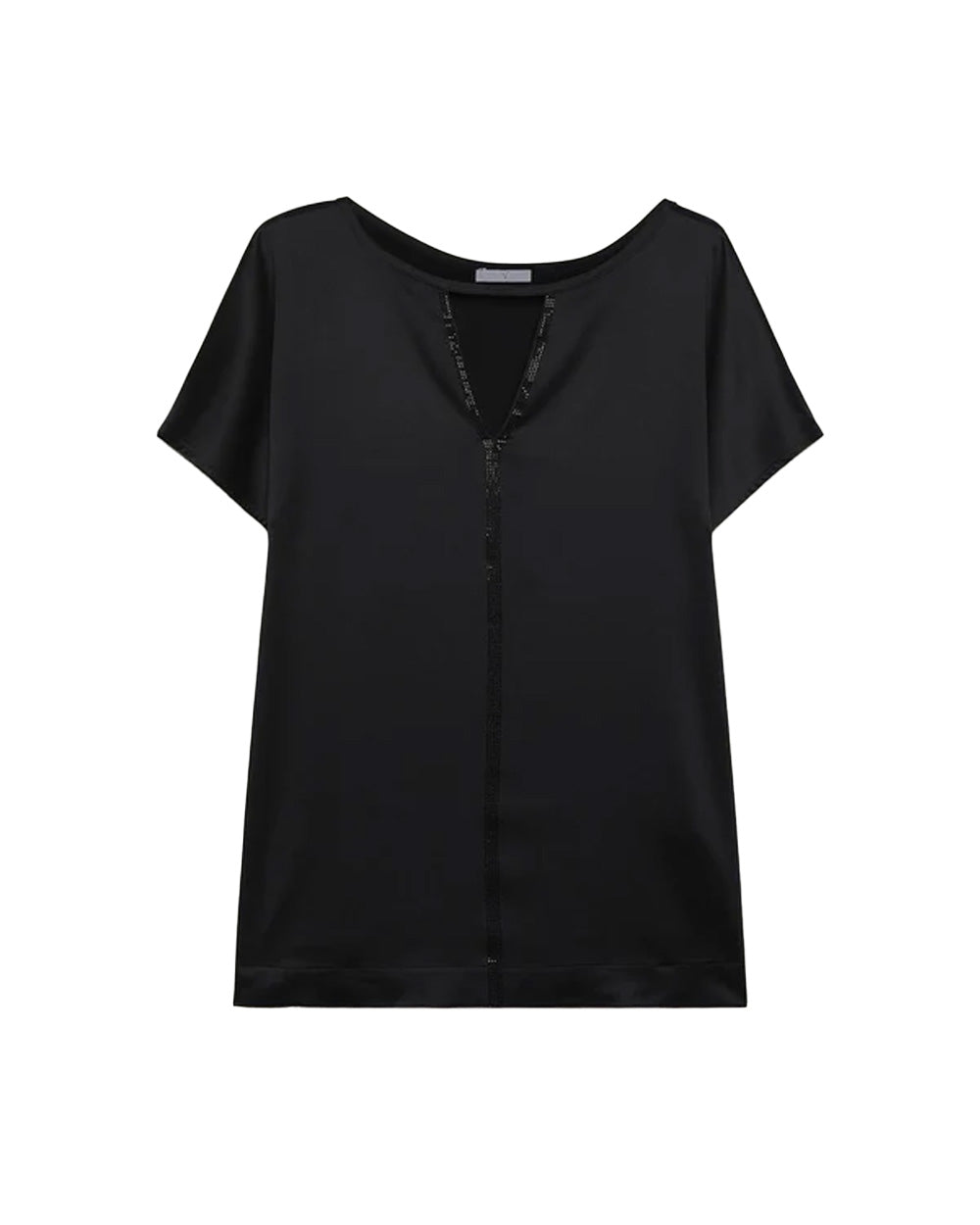 T-shirt LUISA VIOLA donna G096L008715N Nera 