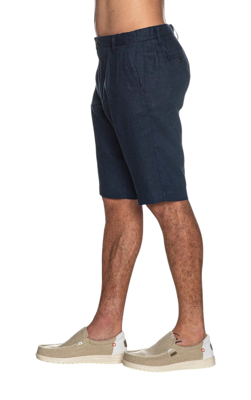Bermuda Markup uomo MK15203 Reg Linen modello chino Blu navy<BR/> 