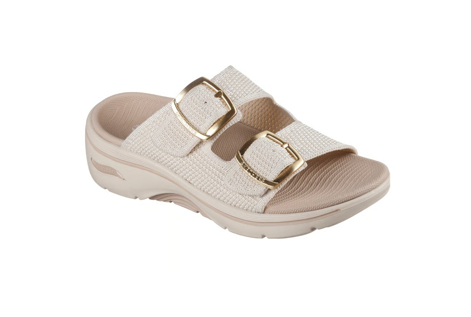 Sandali Skechers donna 140871 NAT Go Walk Arch Fit 2.0 Chloe Beige<BR/> 