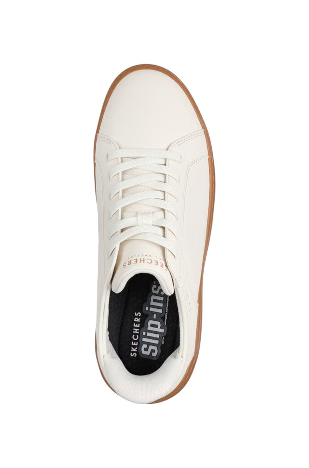 Sneakers Skechers uomo Slip ins Court Break 183177WHT Court Break Bianco <BR/> 