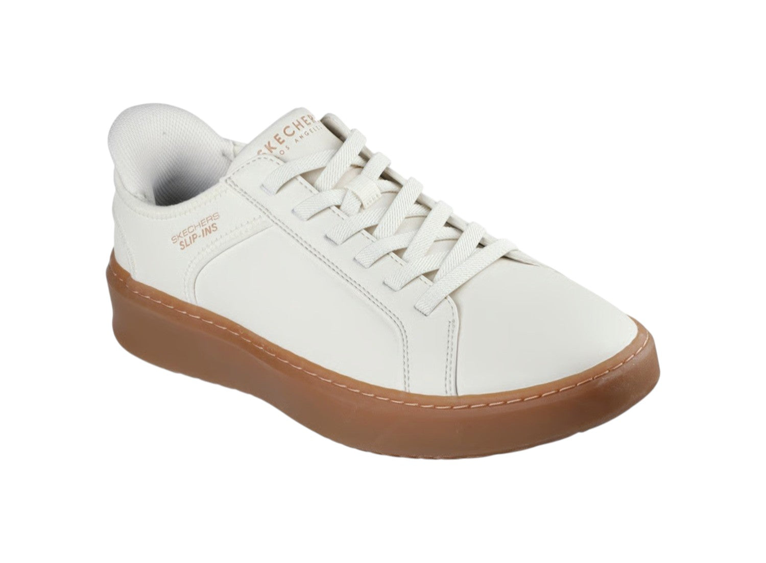 Sneakers Skechers uomo Slip ins Court Break 183177WHT Court Break Bianco <BR/> 